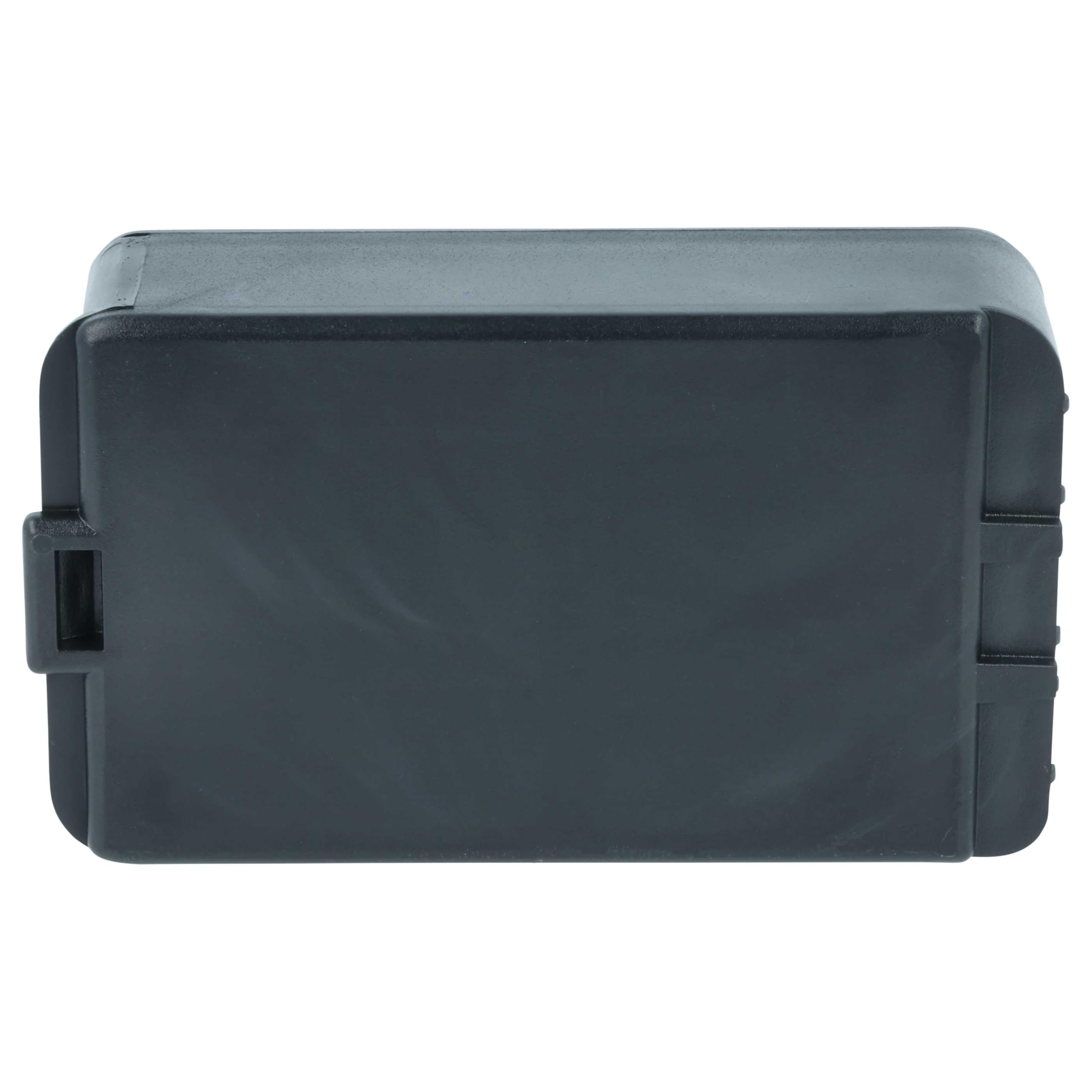 vhbw 2X batería reemplaza Autec R0BATT00E12A0, LPM04 para Mando a Distancia Industrial (5000 mAh, 7,4 V, Li-Poli) - Negro