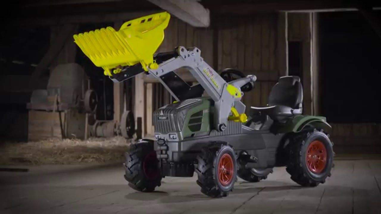RollyToys rollyFarmtrac Fendt Vario 211 (Sitz verstellbar, Flüsterlaufreifen, Alter 3-8 Jahre, Front- und Heckkupplung) 611058
