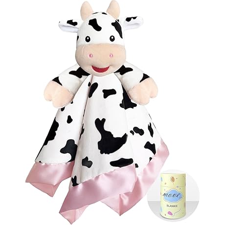 Adorable Cow Baby Security Blanket for Comfort and Cuddles