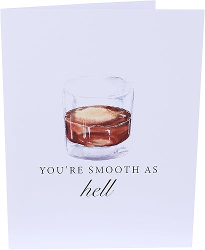 Miniatura 8 de Tarjeta de felicitación de whisky bourbon de cumpleaños a la antigua para hombres, día del padre o cumpleaños, divertida papelería - papá ordenado