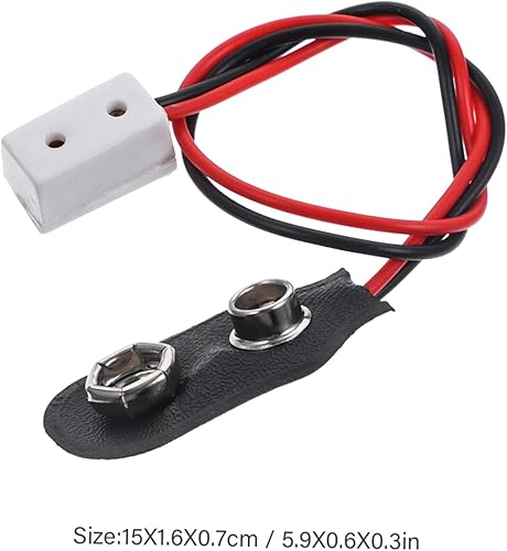 Miniatura 4 de Fuente de alimentación Cable de lámpara Escala 1:12 Accesorio de casa de muñecas en miniatura Conexión de luz de batería