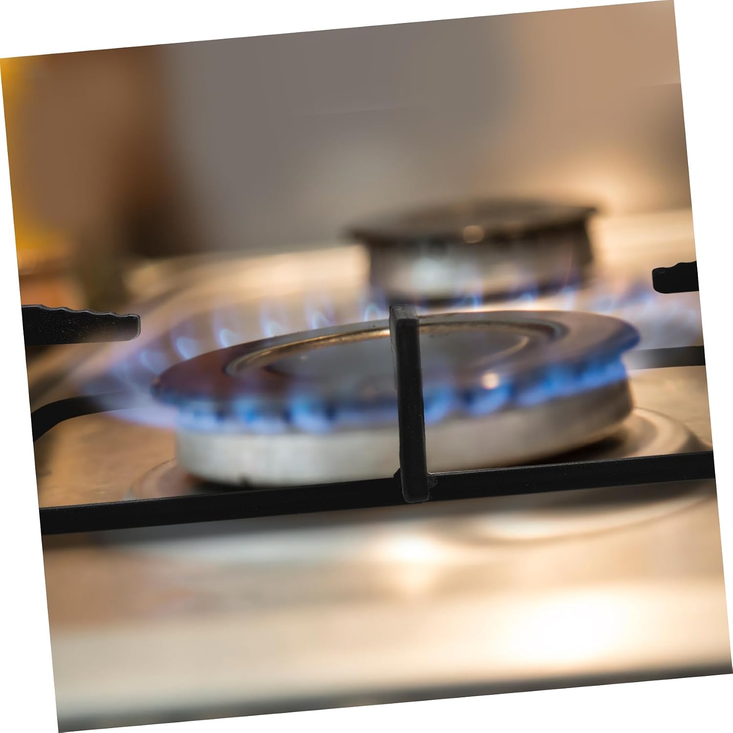 Artibetter 1pc Square Gas Stove Rack Cast Support for Gas Burners Non-slip Design Essential Kitchen Accessory for Steady Cooking
