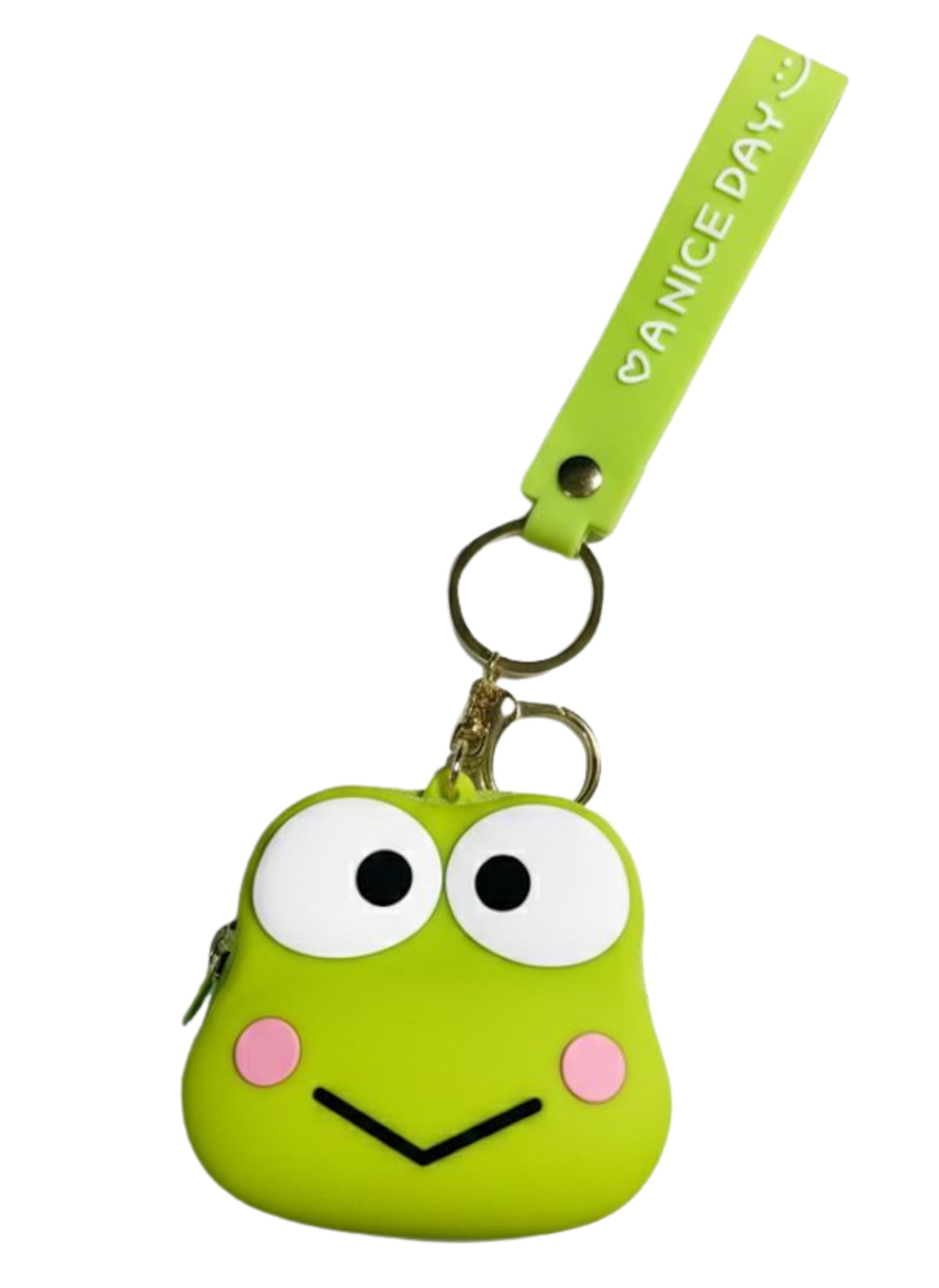 Silicone Coin Holder Keychain Small Purse Key Ring, Mini Coin Pouch Keychain for Bags & Keys, Soft Durable Silicone Pocket Wallet for Girls Kids Travel Organizer-image-33