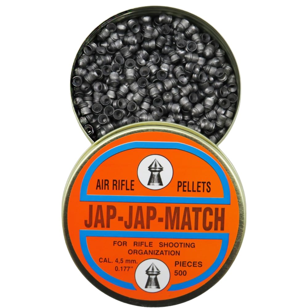 500 PALLINI PIOMBINI 4 5 4.5 45 MM PIOMBINI JAP JAP MATCH PER CARABINA PISTOLA ARIA COMPRESSA GAS CO2