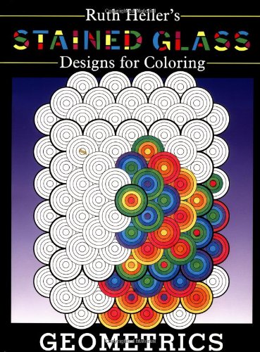 Amazon.com: Stained Glass Designs for Coloring: Geometrics ...