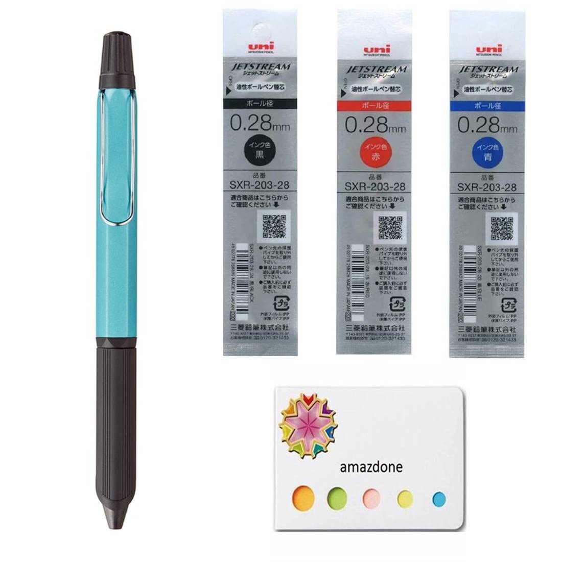 Amazon | amazdone uni ジェットストリーム EDGE 3,0.28 3色