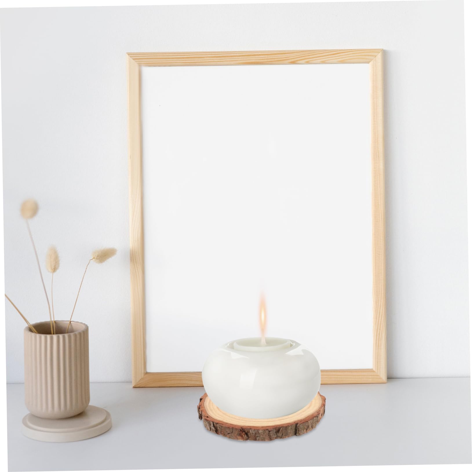 Operitacx 16stücke Naturholzscheiben Für Bastelarbeiten Unbehandelte Runde Holzplatten Dicke Für Malerei Hochzeiten Und Dekoration