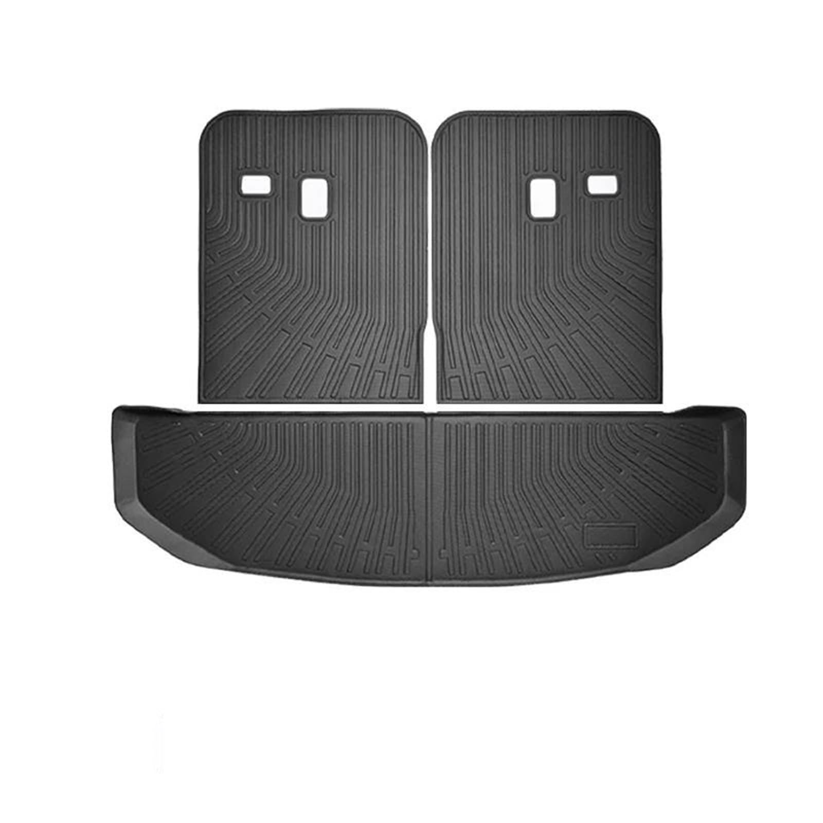 YFBH Car Floor Mats Slip For Kia For Sorento Oil-electric Model 2021-2025 Trunk Mat Backrest Pad PHEV & HEV Cargo Liner Floor Mats(7 Seat TM)