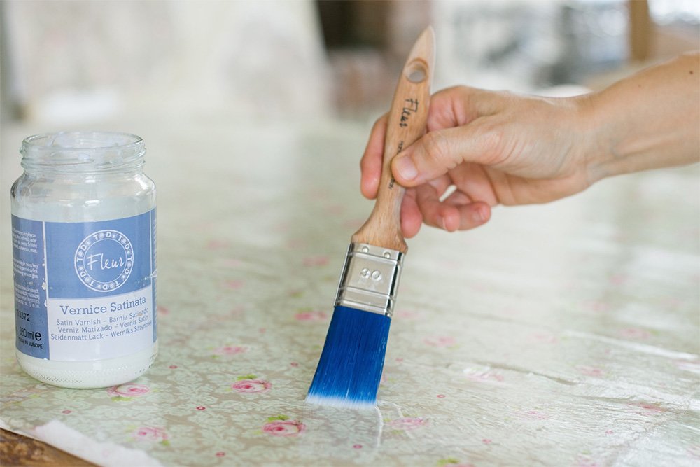 Image secondaire de Vernis Satiné Transparent FLEUR DESIGNER'S PAINT - 130 ml pour Intérieur et Extérieur