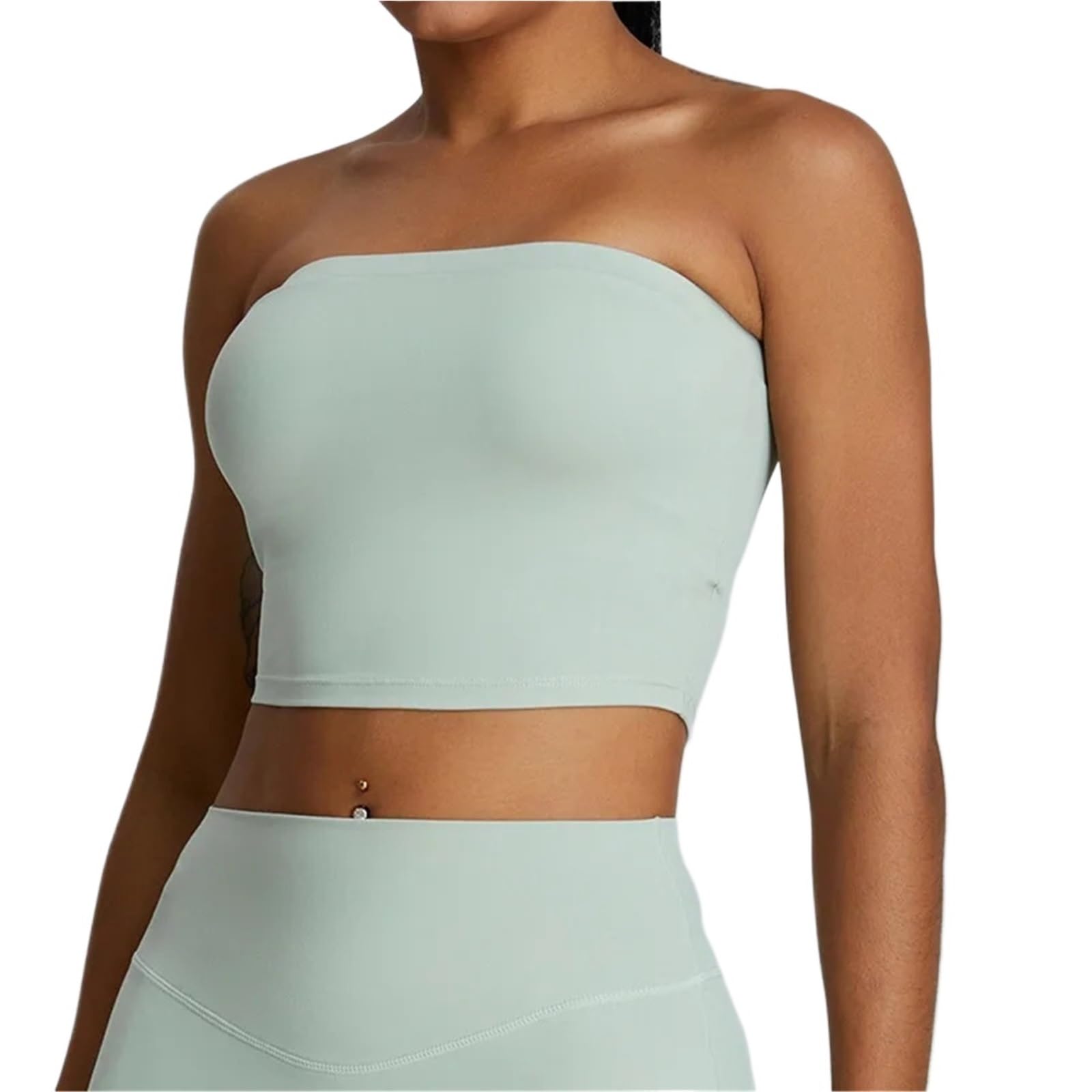 Reggiseno Senza Spalline Reggiseno Sportivo Senza Spalline, Top Fitness Anti-Sudore, Reggiseno Yoga Traspirante da Donna