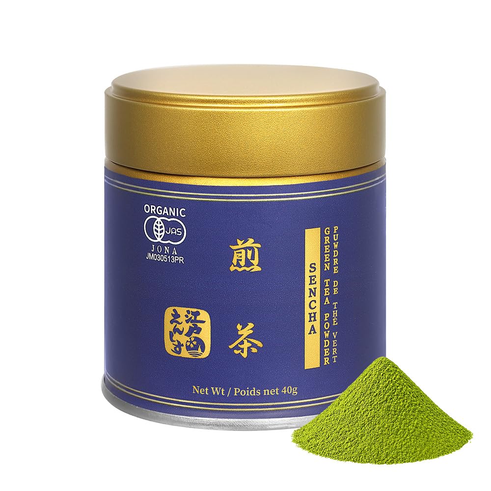 YEDOENSIS KYOTO Sencha - Organic Green Tea Powder (1.4 oz) Sencha 1.4 Ounce