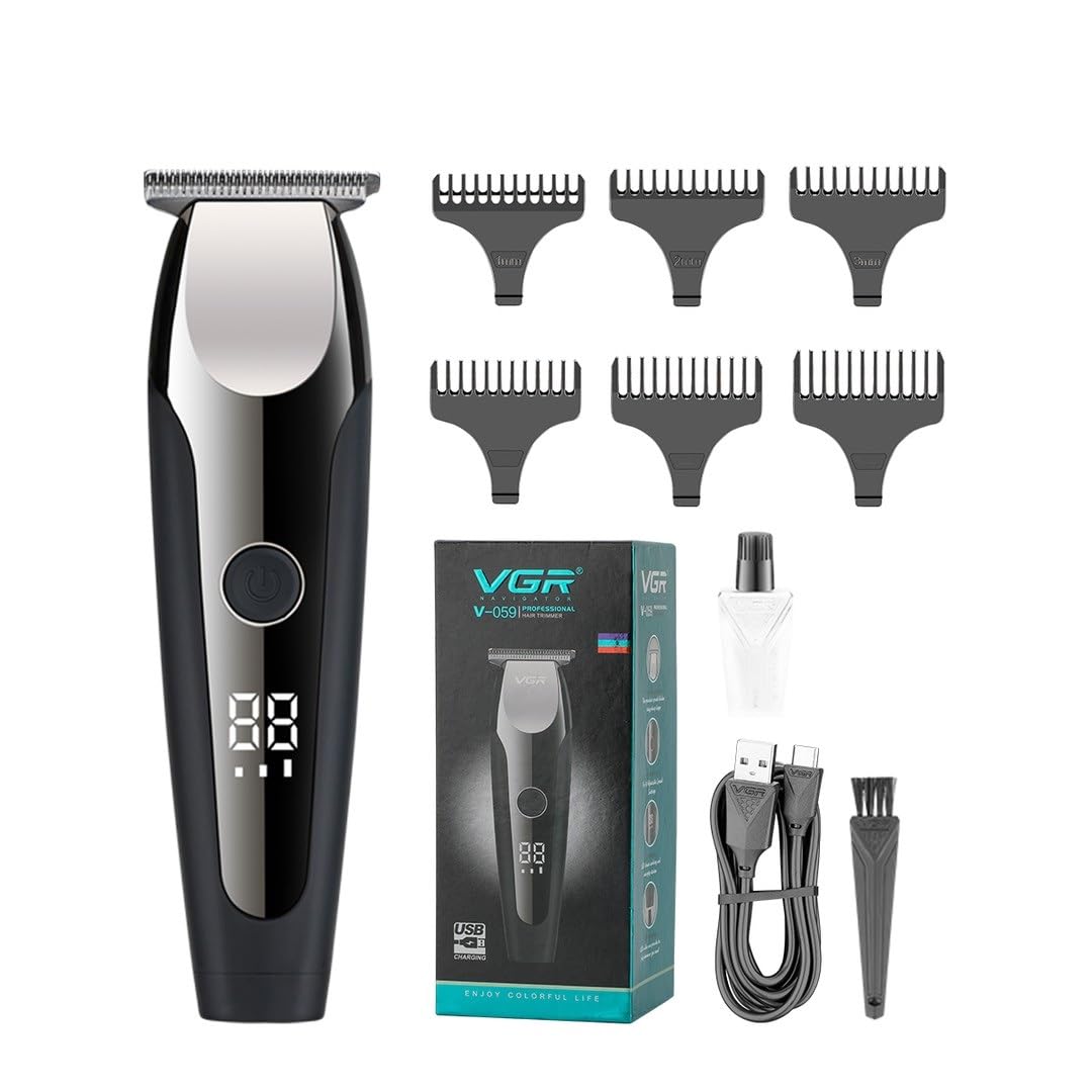 VGR V-059 Professional Hair Trimmer Runtime: 150 min Trimmer for Men (Black) (B08WHL4Y5W) Amazon Price History, Amazon Price Tracker