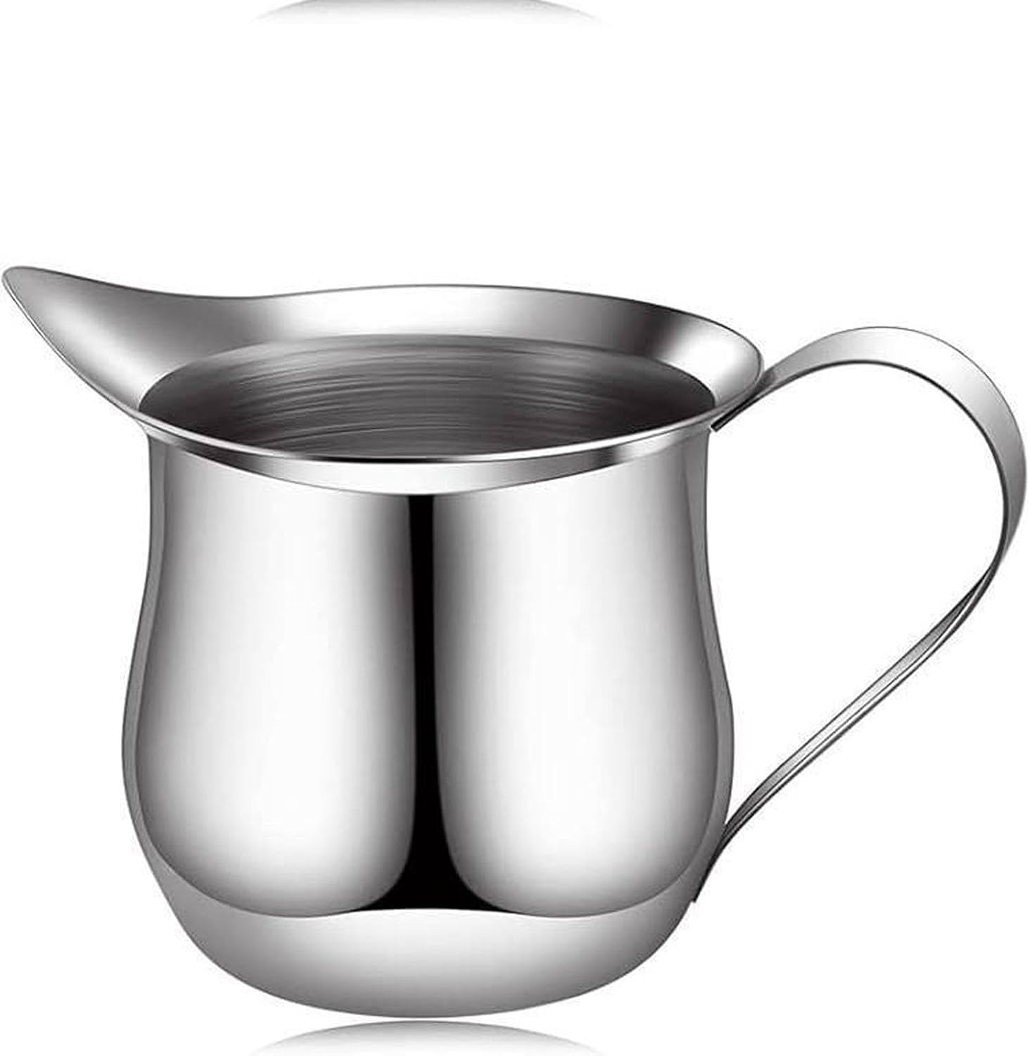 2 Piece Stainless Steels Espresso Shot Frothing Pitcher Art, C