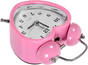 Amazon.co.jp: DECHOUS 目覚まし時計 ハート型 卓上 置き時計 時計