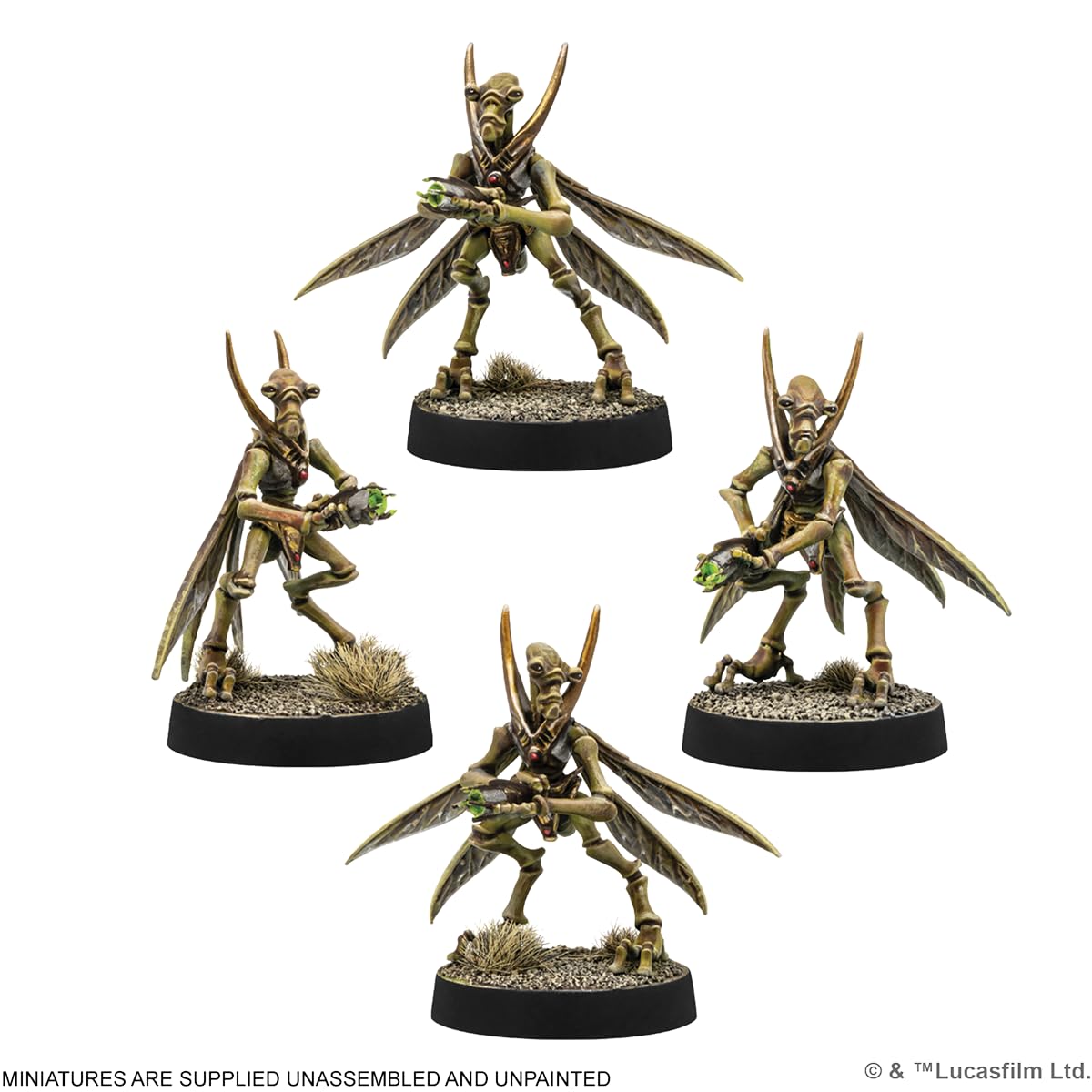 Atomic Mass Games, Star Wars: Legion – Guerriero geonosiano, Espansione unità, Tabletop, 2 giocatori, dai 14+ anni, 120-180 minuti, Tedesco