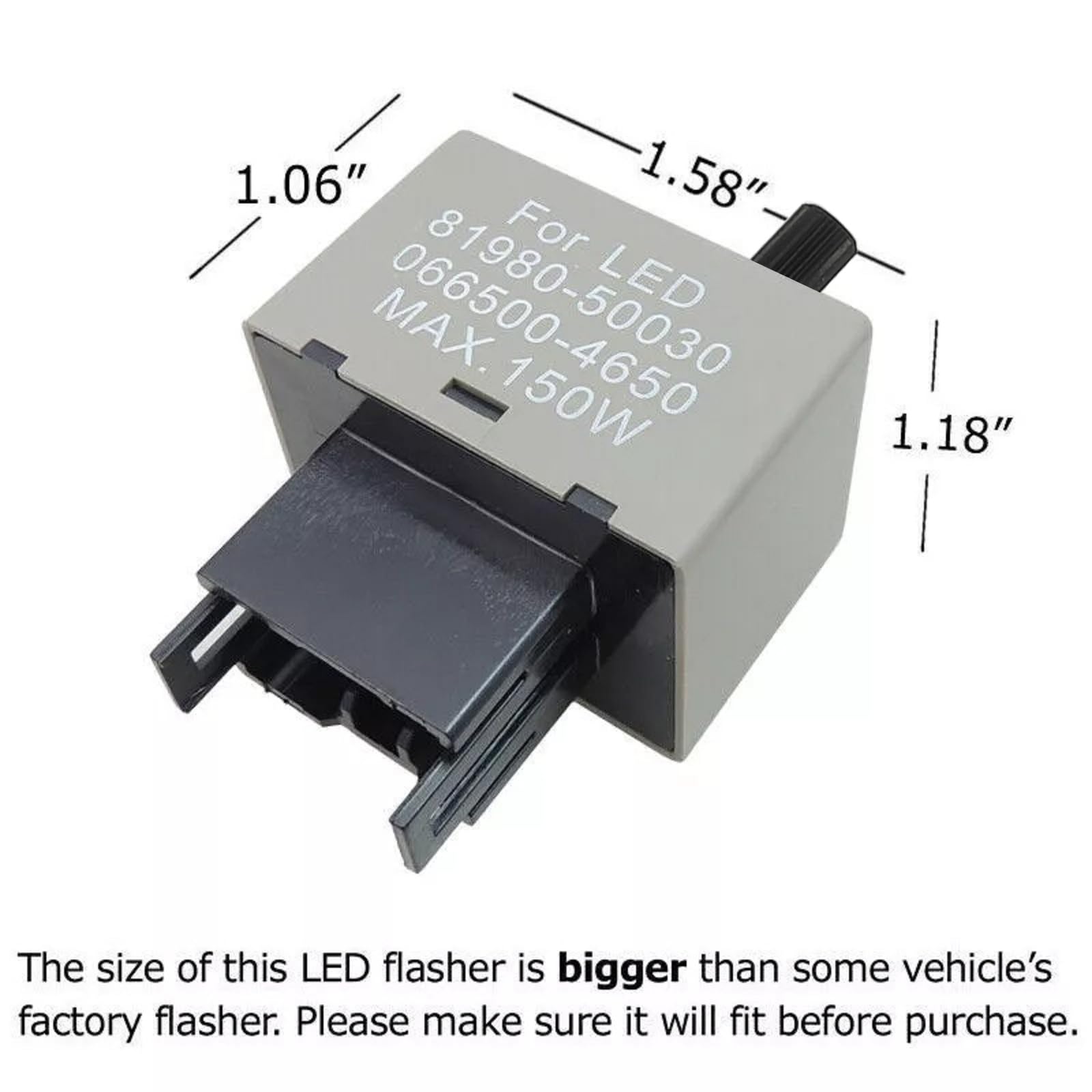Amazon.co.jp: 8ターミナル 12ボルト LEDフラッシャーリレー ライト用