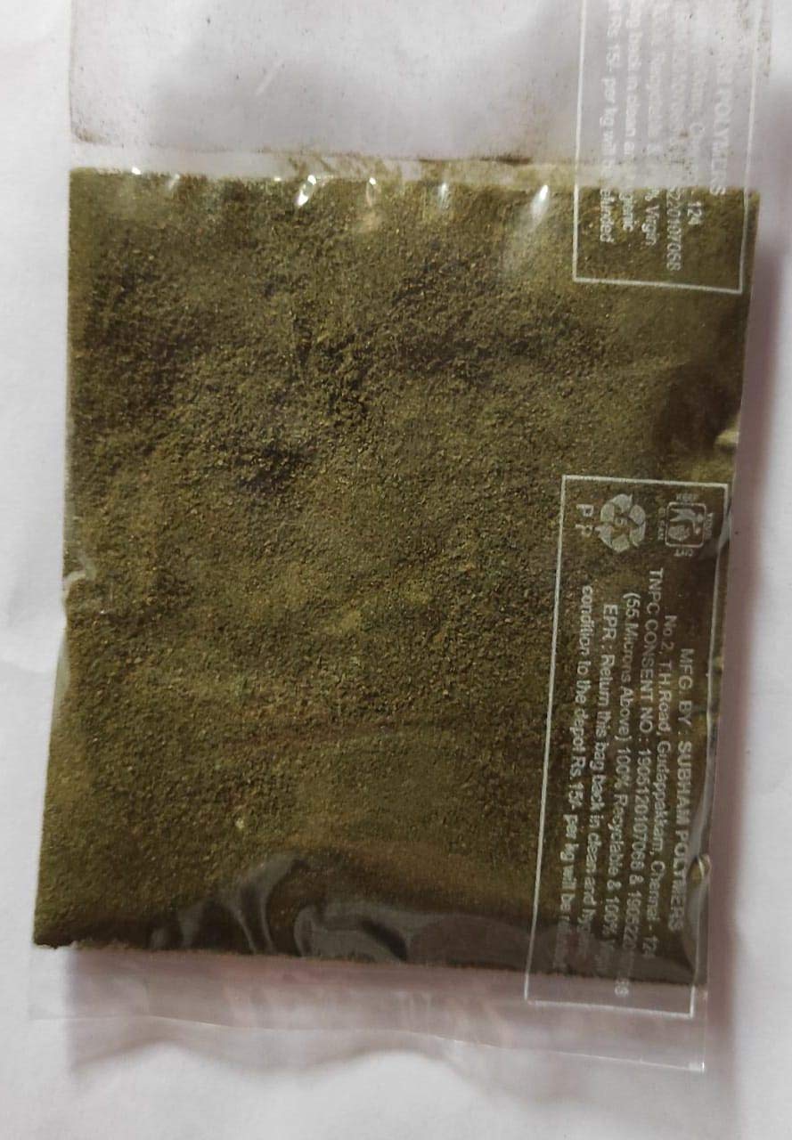 Sree Madhava Sai Organics Acalypha Indica/Indian Mercury/Indian Copperleaf/Kuppaimeni Leaves Powder - 50 Grams 1
