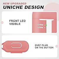 Vista 560 de Funda para AirPods Pro con kit de limpieza, funda de silicona suave para Apple AirPod Pro de 1ª/2ª generación, accesorios de funda AirPods Pro/Pro 2