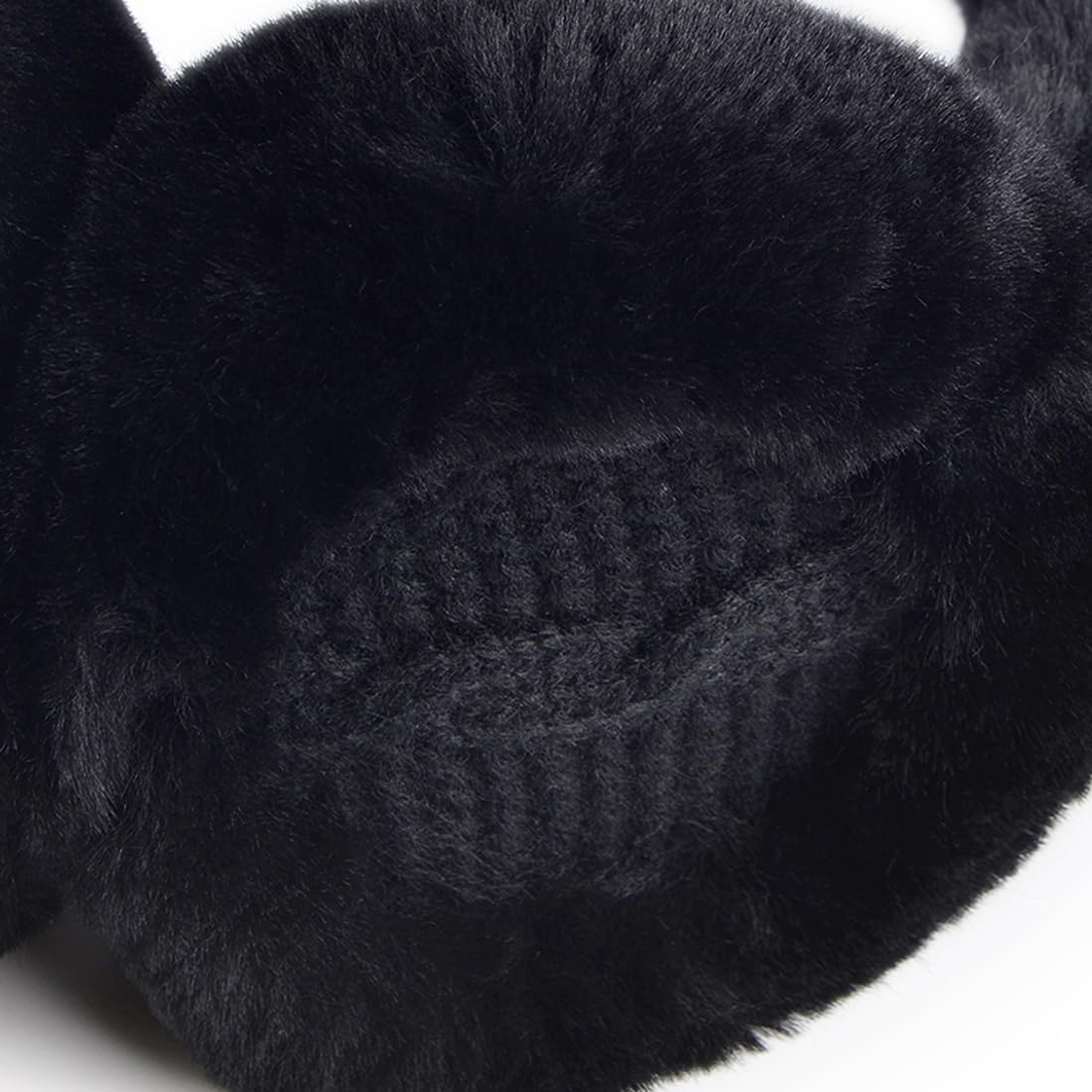 Harssidanzar Women's Winter Sheepskin Earmuffs - Foldable Outdoor Earwarmer HL303US - Image 5