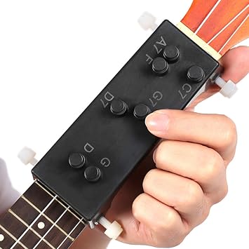 Guitar Chord Presser Ukulele Trainer Beginner Practice Tool Easy Press Kit Learning Aid for Acoustic Electric Guitar