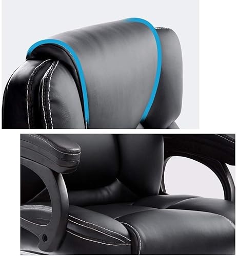 Miniatura 6 de ZHYH Boss Office Products - Silla de felpa doble resistente, silla de jefe, silla ejecutiva reclinable, asiento de masaje