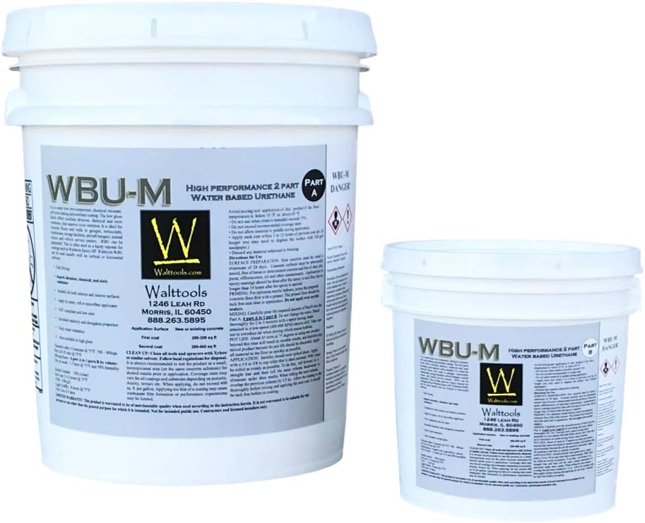 WBU M | Water-Based Urethane Concrete Coating - Matte (1.25 GAL)