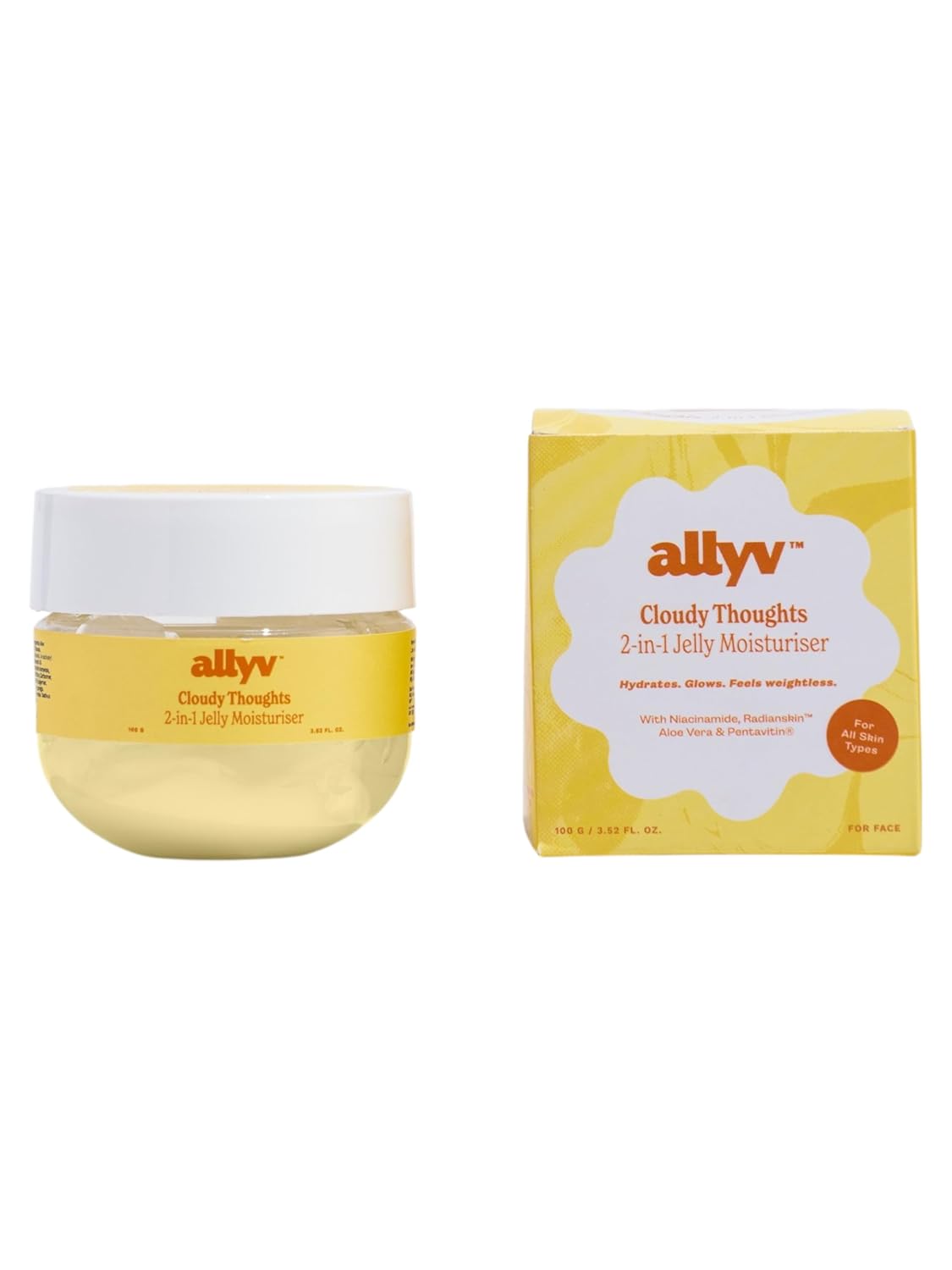 Allyv Cloudy Thoughts 2-in-1 Jelly Moisturiser with Niacinamide, Radianskin, Aloe Vera & Pentavitin – Brightening, Dark Sp... - Review, Price and Buying Guide