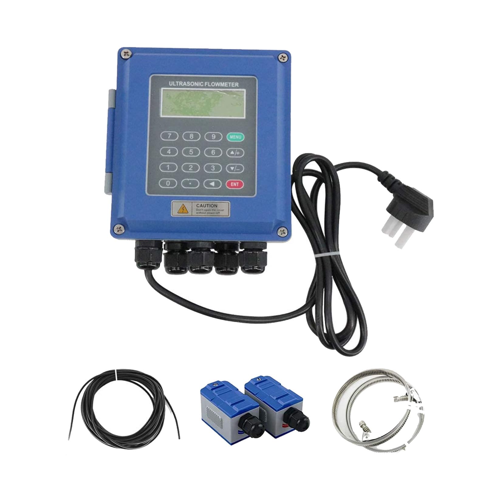 Débitmètre à ultrasons TUF-2000B avec transducteur TM-1 pour tuyau DN50 à DN700