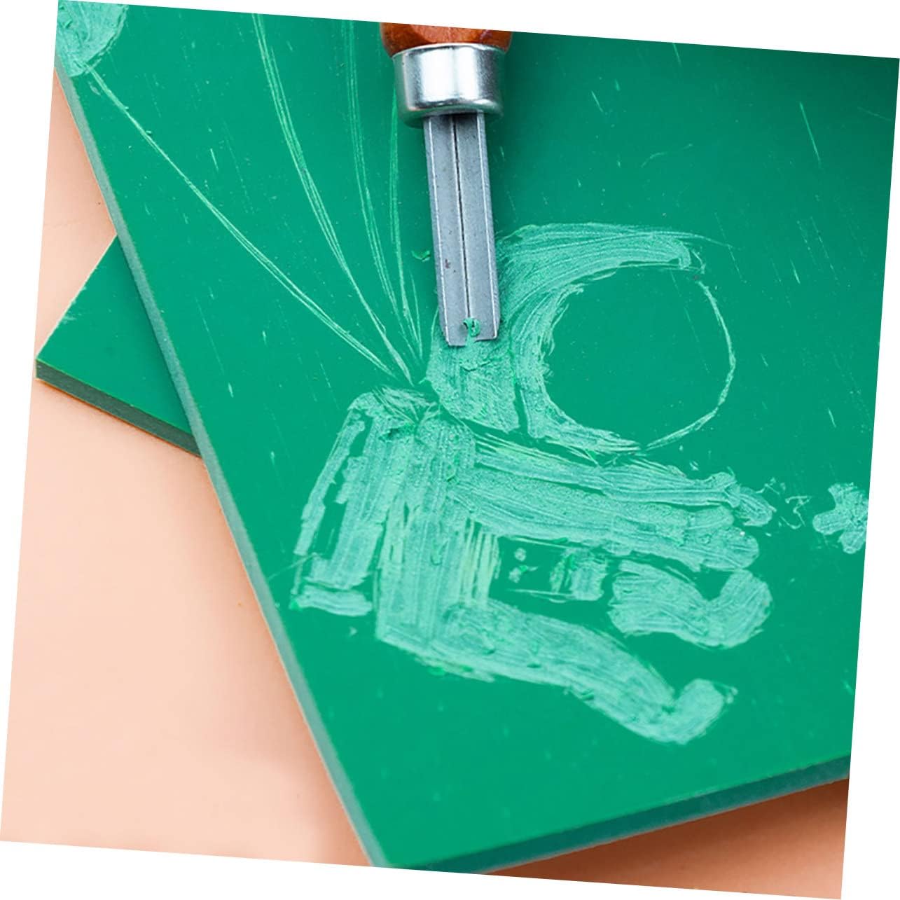 3pcs Boys and Girls Printmaking Kits Engraving Sheets Pvc Cutting Mats for Crafts Scratch Mat Cutting Boards for Boys and Girls