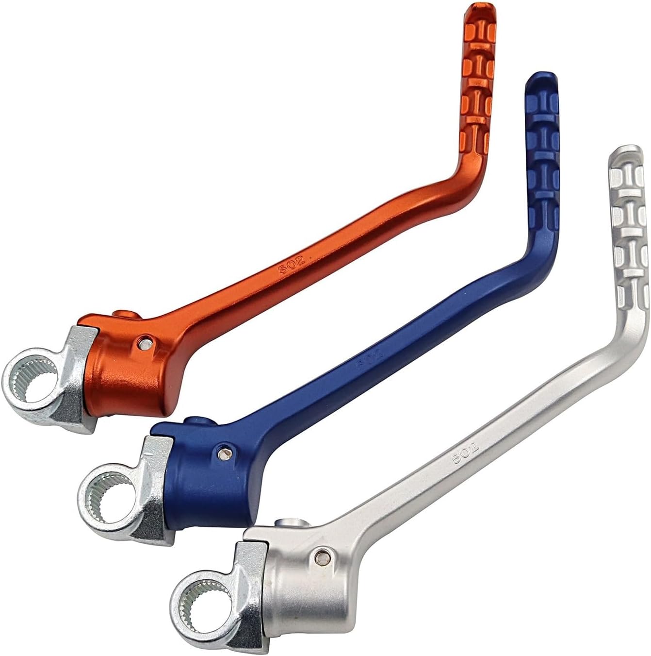 Motorcycle Forged Kick Start Starter Lever Pedal Fit for K-tm SX XC XCW 125 150 200 2012-2016 TE TC Universal Parts(Silver-502)