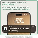 Blink Outdoor 2K+ (newest model) — Wireless smart security camera, 2K video resolution, enhanced audio, two-year battery. Sync Module Core included — 5 camera system (White)