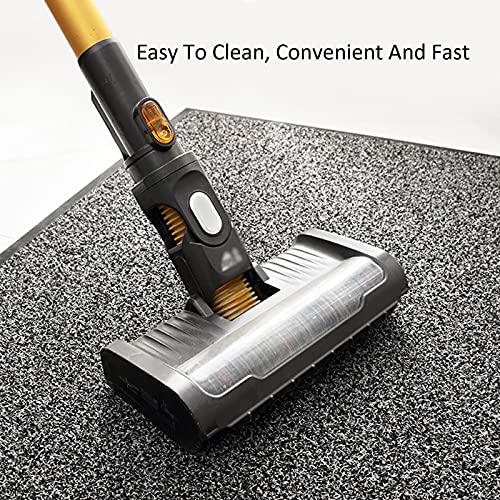 Tapis de Porte en Polypropylène Robuste Finition Gris et Marron - 7