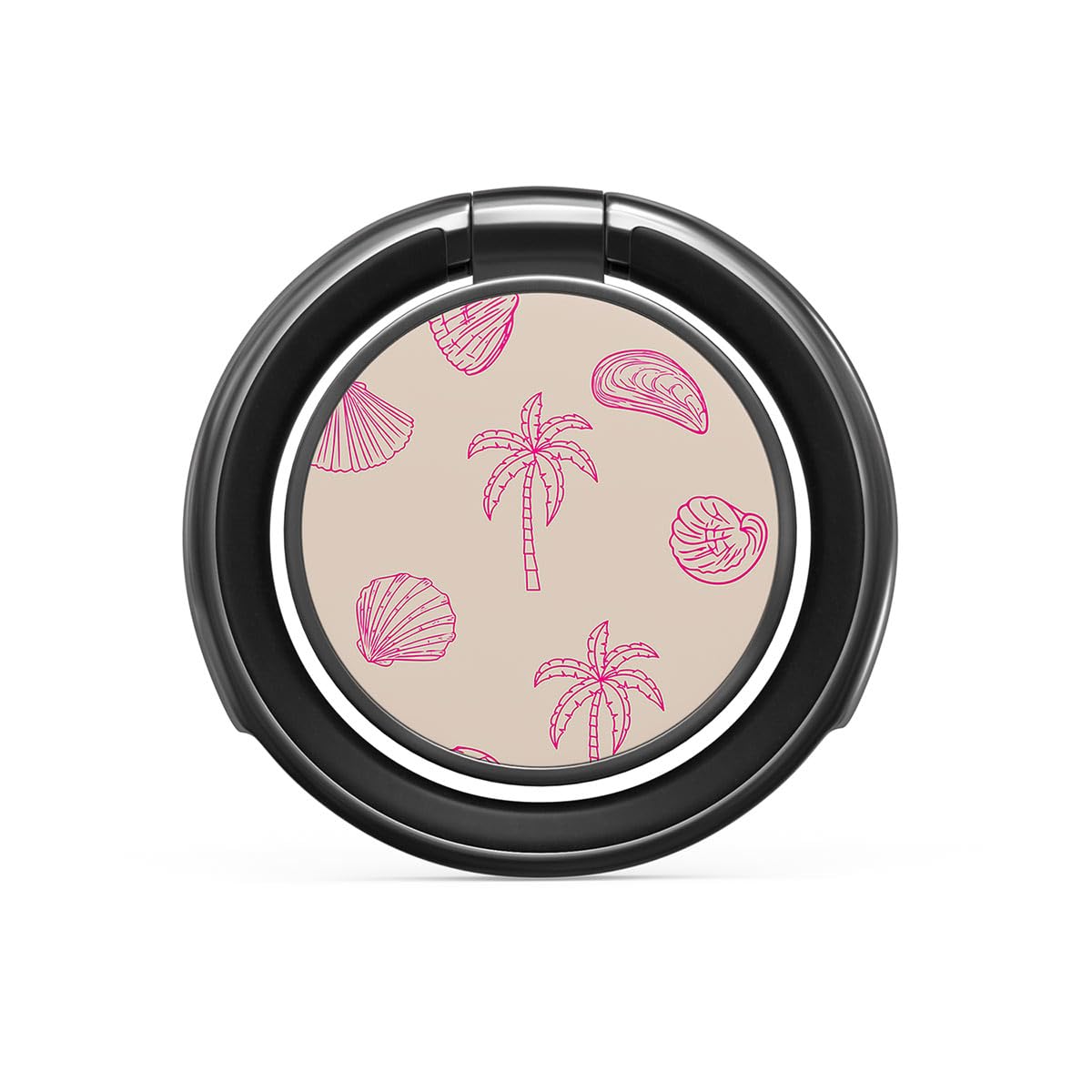 BURGA Cell Phone Ring, Holder Grip and Stand - Finger Phone Grip for Back of Smartphone Case, Kickstand 360 Rotation, Universal Ring for iPhone