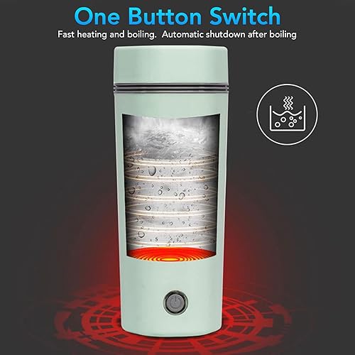 Miniatura 3 de Hervidor eléctrico, caldera de agua portátil para automóvil, máquina de agua caliente de viaje, hervidor eléctrico de 12 V para té y café