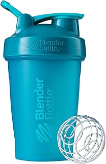Blender Bottle Classic Loop - Protéine Shaker | Bouteille d'eau avec poignée de transport, Mixte Adulte, Noir (Full Color Teal), 590 ml