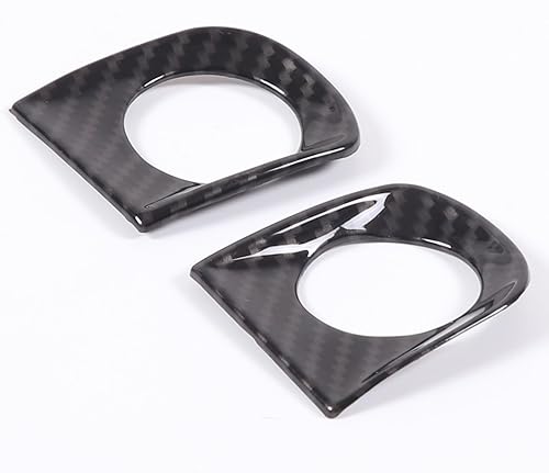 Miniatura 5 de Cubierta de la base de la palanca de giro para Chevrolet Corvette C8 2020-2024 ABS decorativo Adhesivo de protección interior Accesorios (patrón de