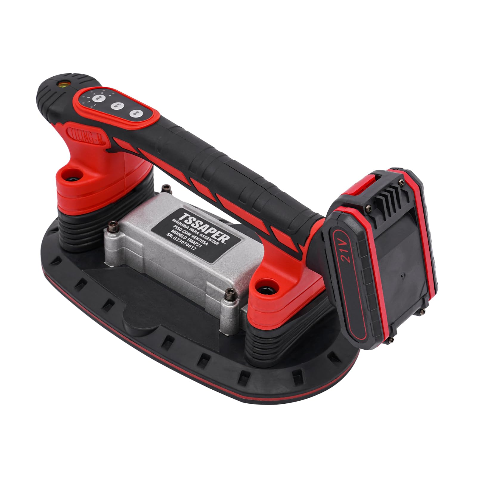 Tile Installation Tool Vibration-Machine, Automatic Leveling Vibrator With 2 * 2000 Mah Lithium Batteries 6-Speed Handheld Tiling Leveling Laying