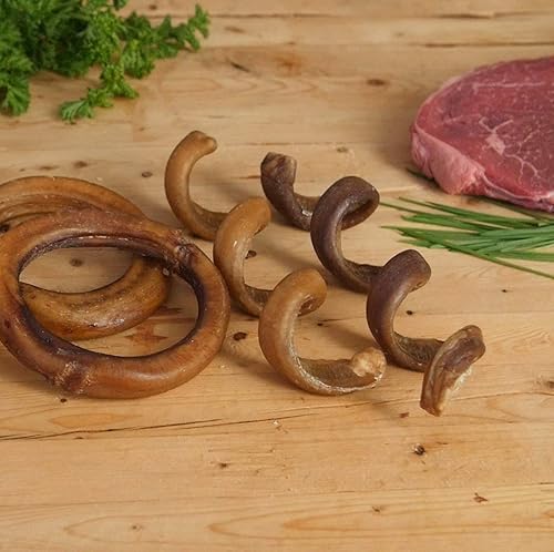 Miniatura 4 de Pawstruck Muelles masticables totalmente naturales de 6 pulgadas para perros, divertidos, desafiantes, sin piel cruda, 100% carne de res, huesos