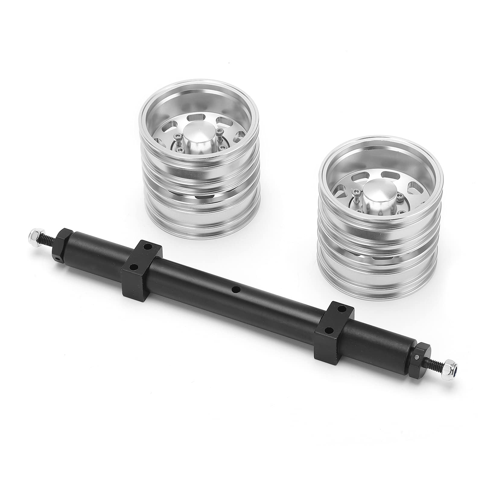 Zestaw piasty koła tylnej osi ze stopu aluminium do traktora w skali 1/14