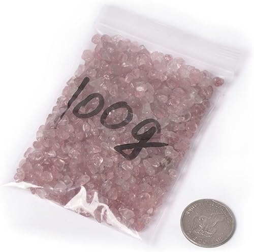 Miniatura 7 de Justinstones Chips pulidos de carborundo triturados adornos curativos de cristal de piedra rodada 3.53 oz