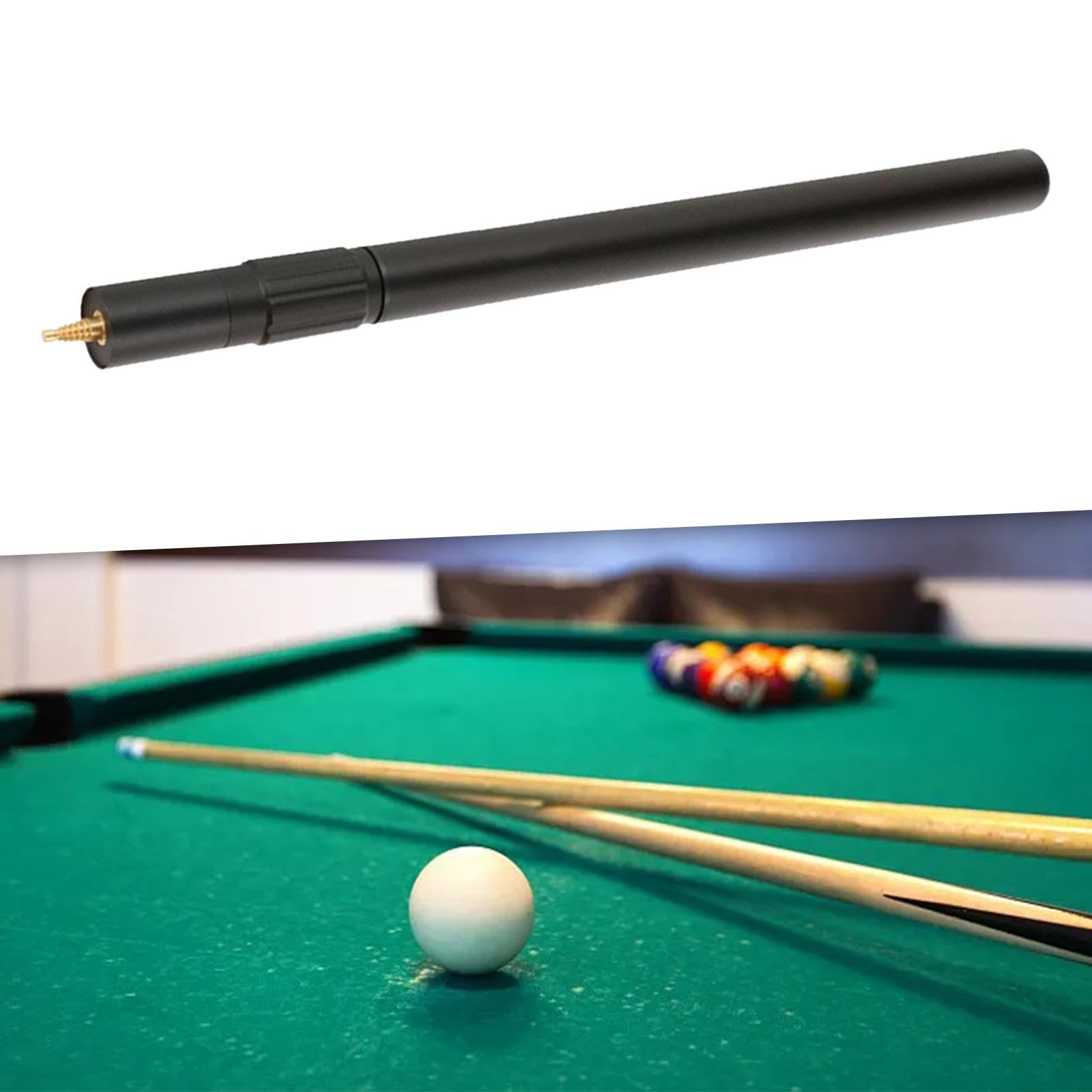 Rallonge Queue Billard 6 Pouces Aluminium - Fixation Filetée - Sosoport