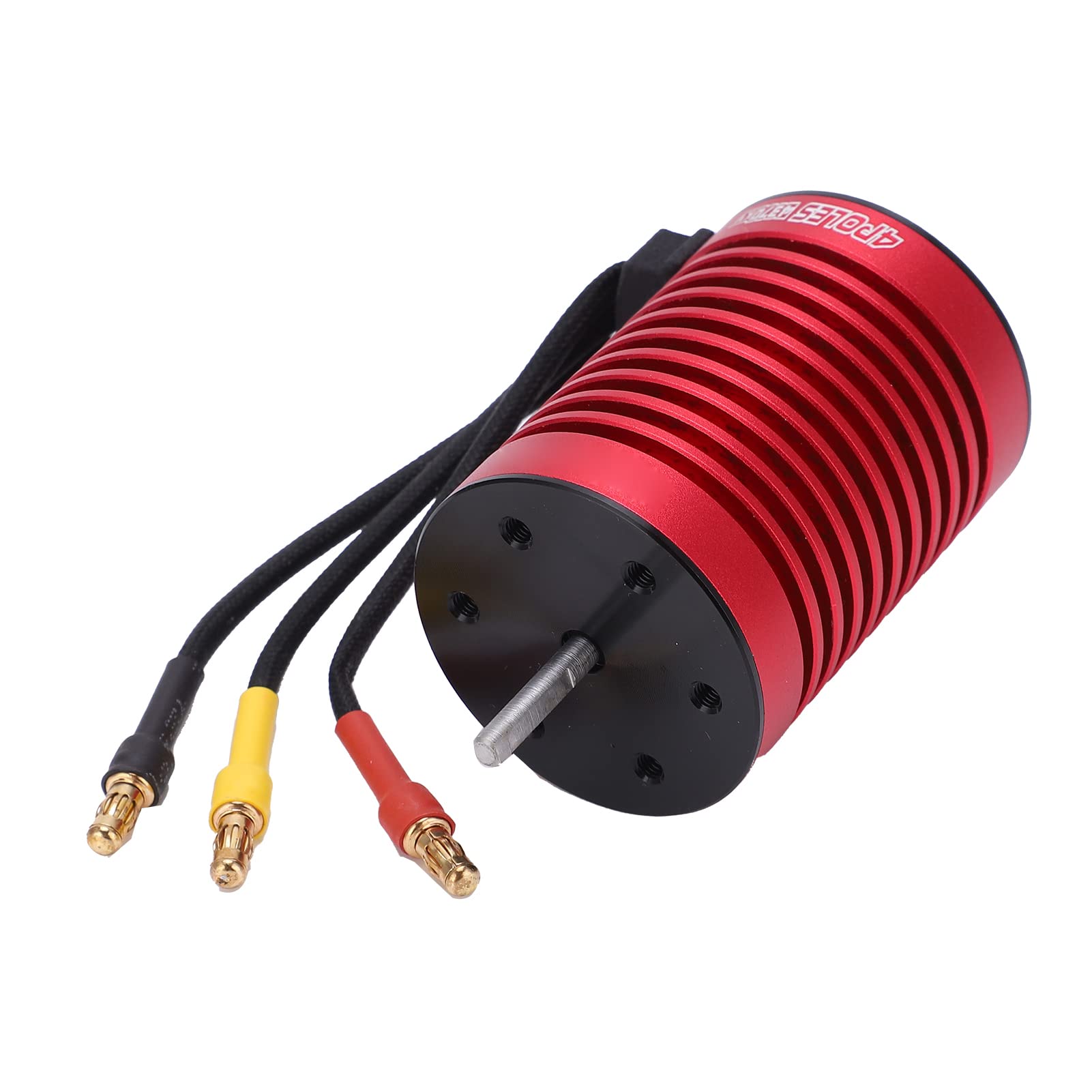 Motor sin escobillas F540 4370KV motor impermeable de bobinado de cobre, motor sin escobillas RC para coche RC 1/10, alto par 4 - poste 12 - Diseño de ranura con carcasa de aleación de aluminio