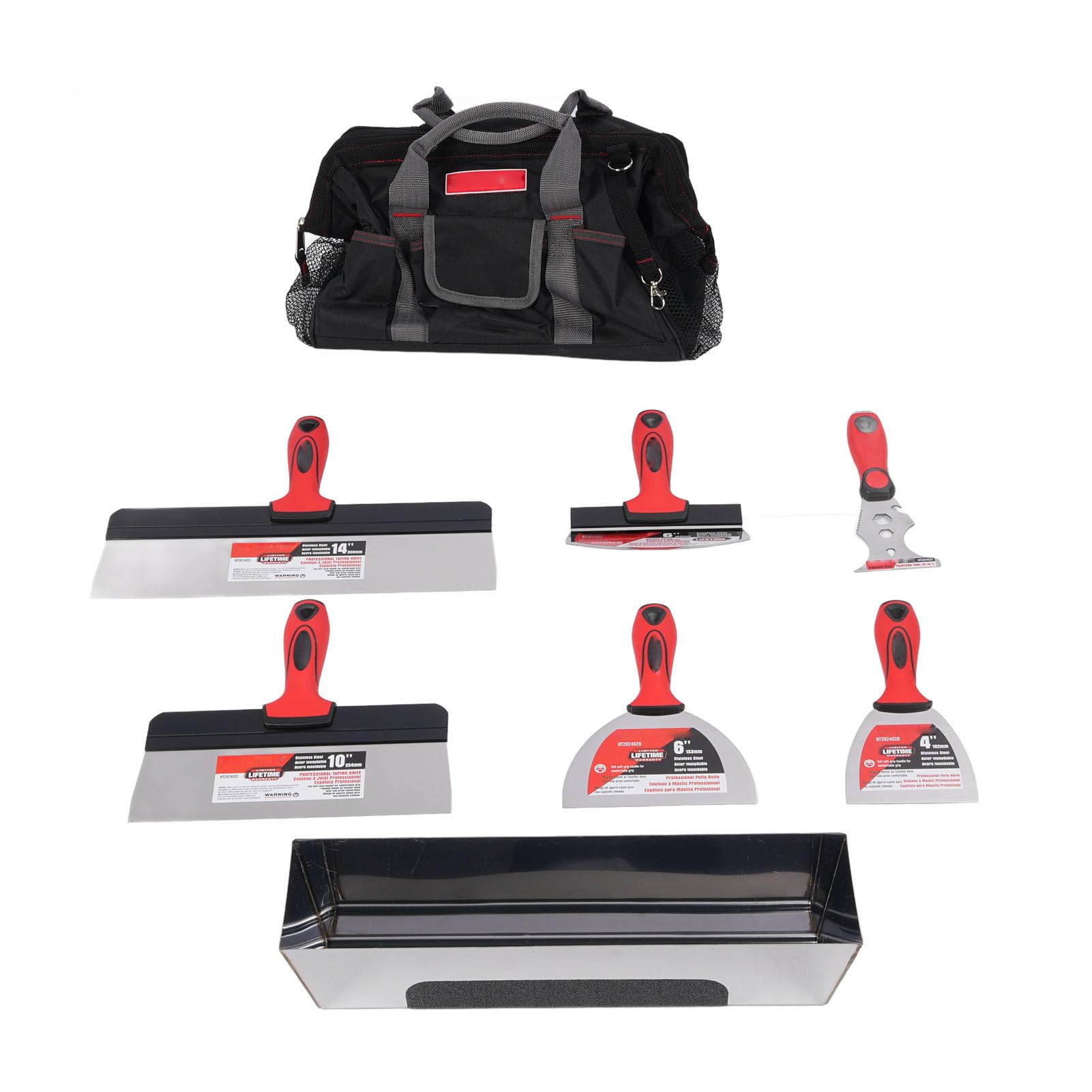 Finition de cloisons sèches kit outils couteau joints acier inoxydable
