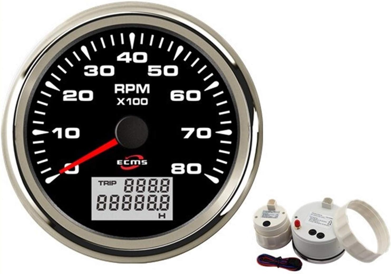 New Engine/Boat/Vessel 6000RPM Tachometer RPM Gauge 1300 Speed Ratio