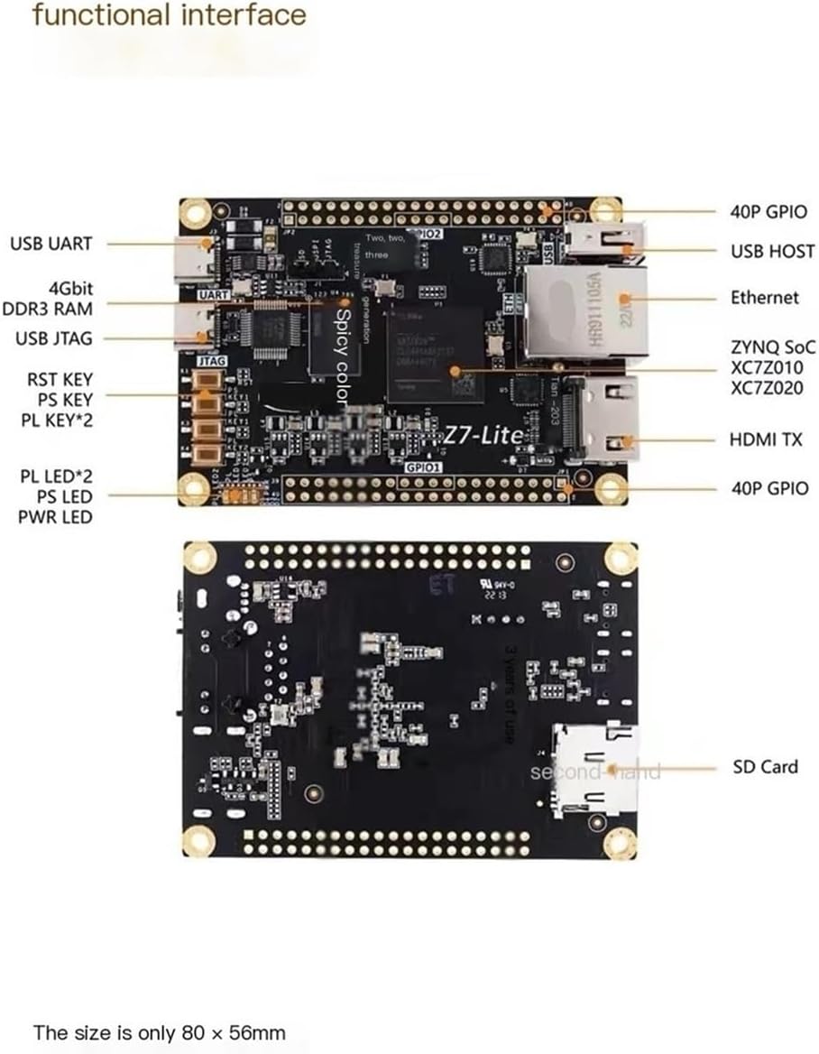 FPGA Development Boards Core Board ZYNQ7000 7020 7010 ARM Z7-Lite(Z7-Lite7010 (Enterprise Edition))