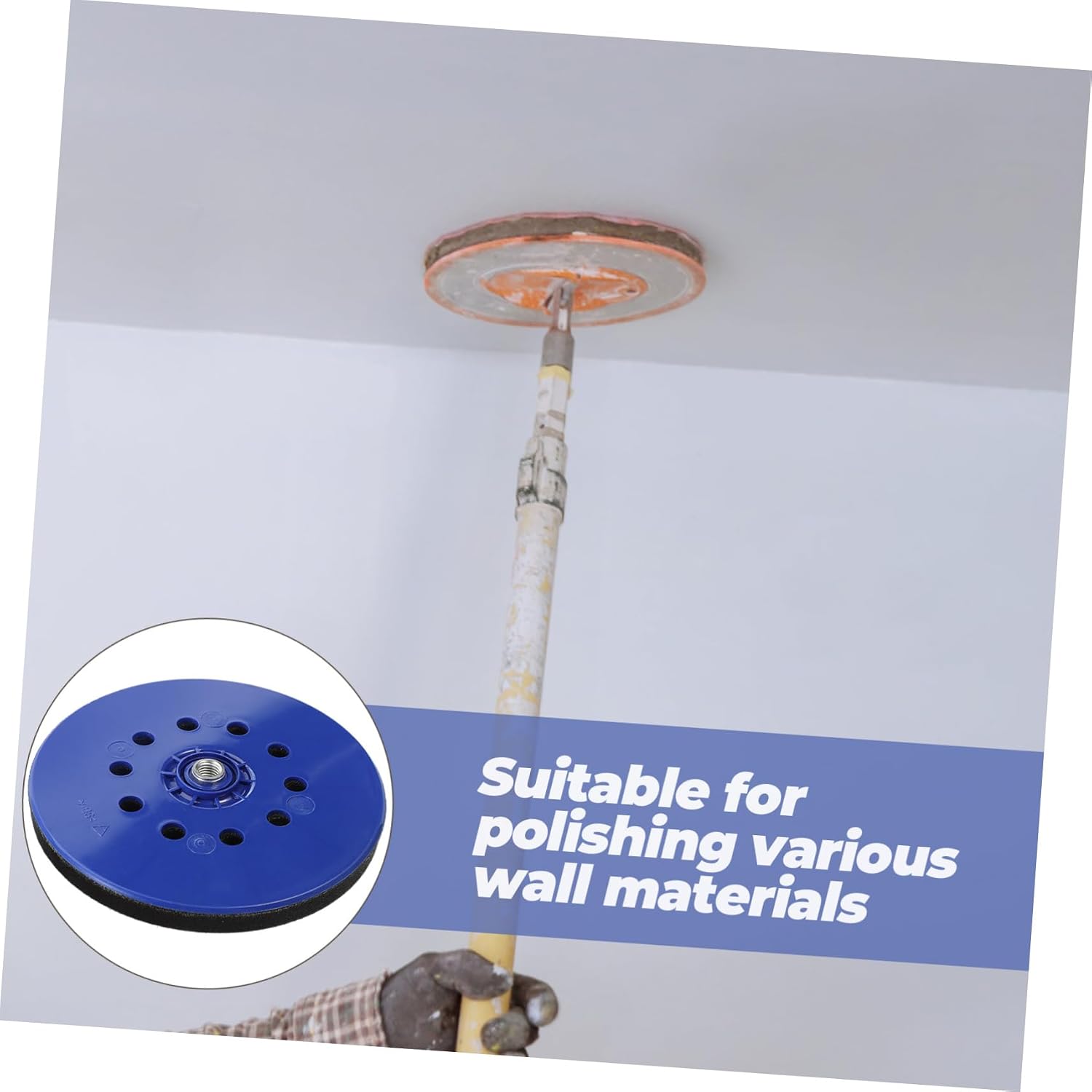 DOITOOL Sander Attachment for Drill Wall Sanding Self-Adhesive Disc Sanding Disc