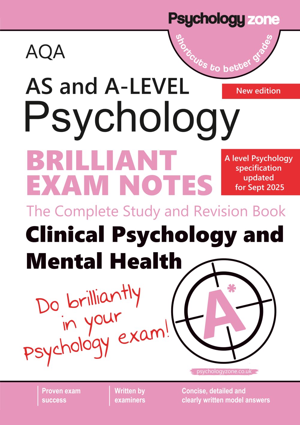 AQA A-Level Psychology Brilliant Exam Notes: Clinical Psychology and Mental Health: Updated for 2025 specification