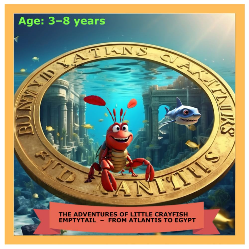 THE ADVENTURES OF LITTLE CRAYFISH EMPTYTAIL – FROM ATLANTIS TO EGYPT: LET’S COLOR ATLANTIS AND THE PYRAMIDS TOGETHER!