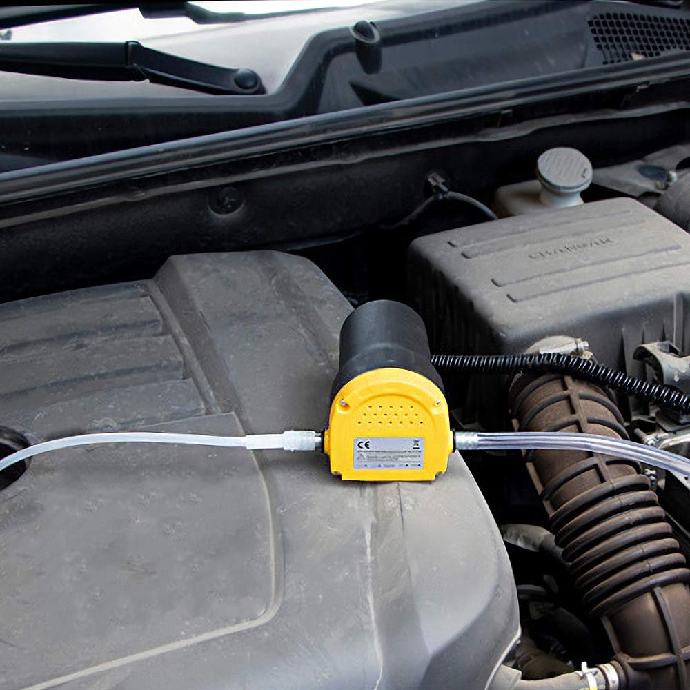 flintronic Pompa Ekstraktor do Wymiany Oleju 12V/60W z Rurkami, Pompa Ekstraktor Płynów Oleju/Diesla, Pompa Ssąca Oleju, Pompa Transferowa do Wymiany Oleju Silnikowego dla Ciężarówki RV Łodzi ATV Auto
