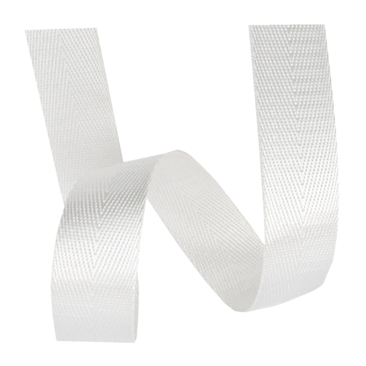 Taśmy, Nylonowa jodełka o szerokości 38 mm do torebek Pasek plecaka Wielokolorowy 5/10/20 jardów(White,10 yard)